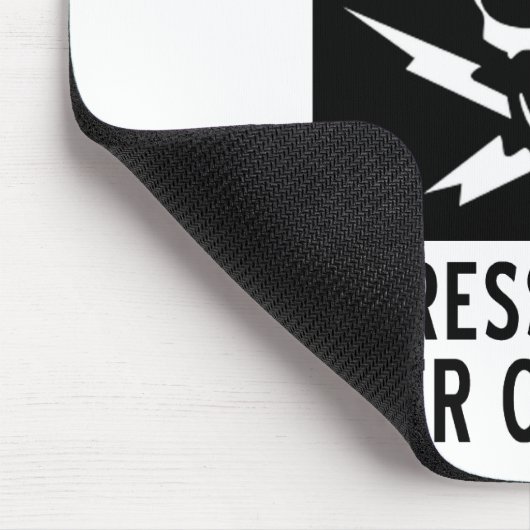 Betonte Arbeitskraft Mousepad (Ecke)