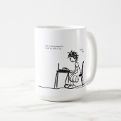 Betonte Lehrer-Tasse Kaffeetasse (VorderseiteRechts)