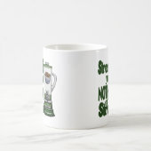 Betonte Puffer-Fische Kaffeetasse (Mittel)