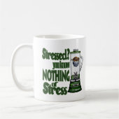 Betonte Puffer-Fische Kaffeetasse (Links)