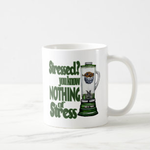 Betonte Puffer-Fische Kaffeetasse