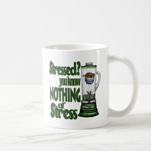 Betonte Puffer-Fische Kaffeetasse (Rechts)