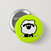 Betonte Schafe Button (Vorne & Hinten)