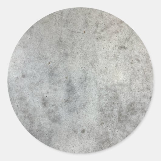 Betontextur Runder Aufkleber (Vorderseite)