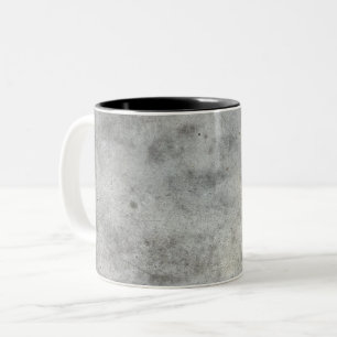 Betontextur Zement Muster Hintergrund minimal Zweifarbige Tasse