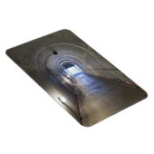 Betontunnel in einem Nazi-Bunker Magnet (Rechte Seite)