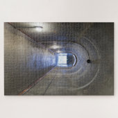 Betontunnel in einem Nazi-Bunker Puzzle (Horizontal)