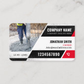 Betonverlegung, Bau, Beton Visitenkarte (Vorderseite)