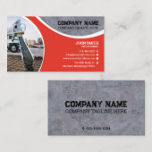 Betonverlegung, Bau, Umbau, Redimix Visitenkarte (Vorne/Hinten)