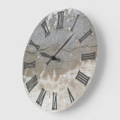 Betonwand Große Wanduhr (Winkel)