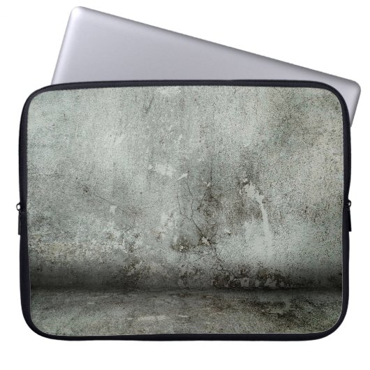 Betonwand Laptopschutzhülle (Vorderseite)