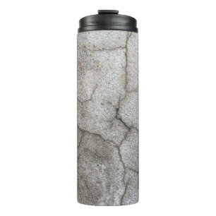 Betonwand mit Cracksabstract, Architektur, g Thermosbecher