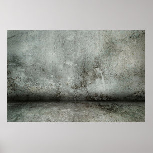 Betonwand Poster