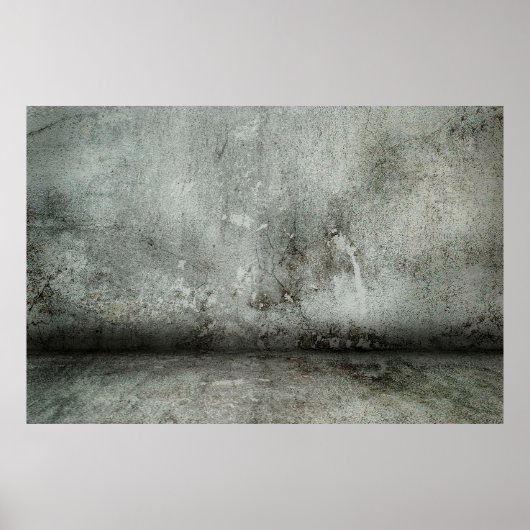 Betonwand Poster (Vorne)