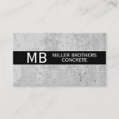 Betonwerkstoffvorlage Visitenkarte (Vorderseite)
