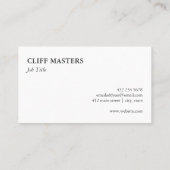 Betonziegeln| Bauwesen Visitenkarte (Rückseite)