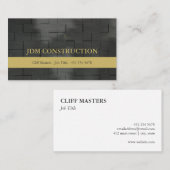 Betonziegeln| Bauwesen Visitenkarte (Vorne/Hinten)