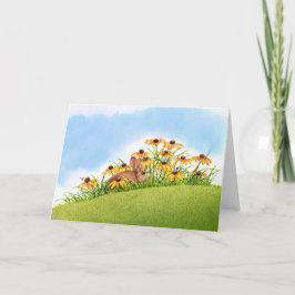 Betrachten der Marienkäfer Karte