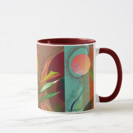 Betrachten der Mond-Tasse Tasse