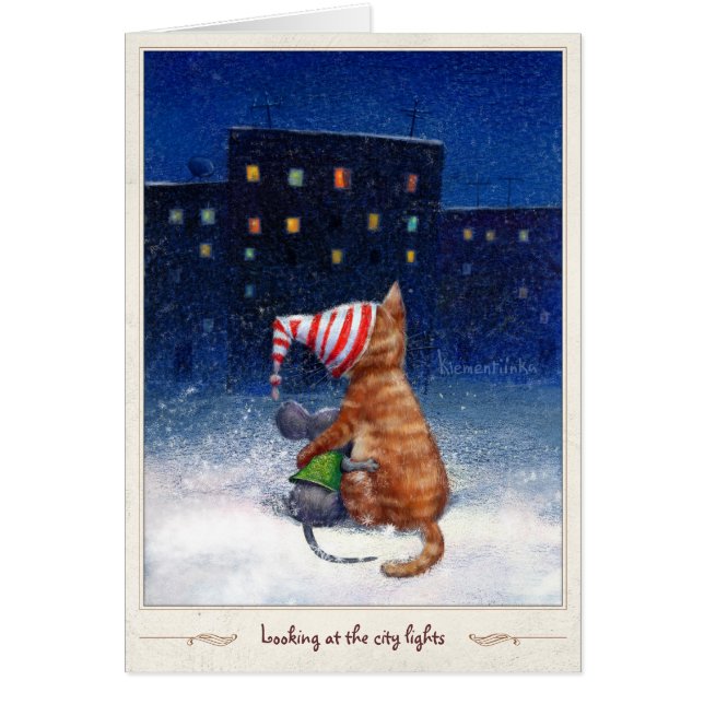 Betrachten der Stadtlichter (Vorne)