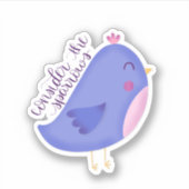 Betrachten Sie den Sparrows-Sticker Aufkleber (Vorderseite)
