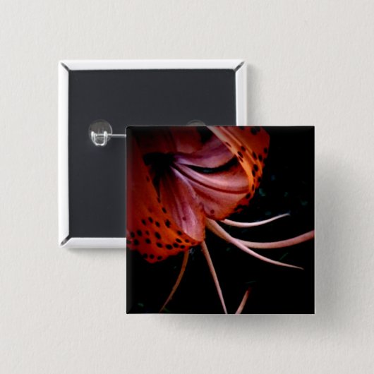 Betrachten Sie die Lilien 103 Button (Vorne & Hinten)