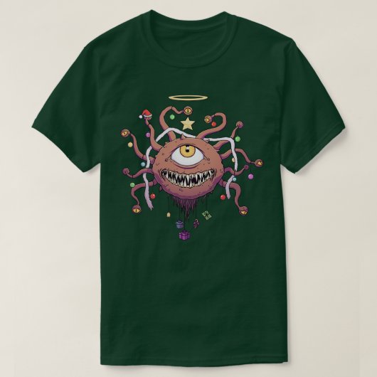 Betrachten Sie die Weihnachtsbaummonster Dungeons T-Shirt (Design vorne)
