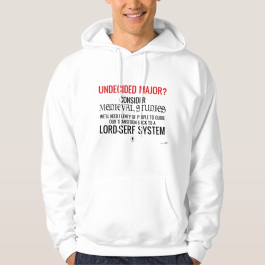 Betrachten Sie mittelalterliche Studien Hoodie (Vorderseite)