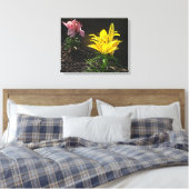 Betrachtung von Blume Leinwanddruck (Insitu (Schlafzimmer))