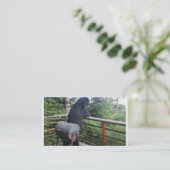 Betreffen Sie Ferien Visitenkarte (Stehend Vorderseite)