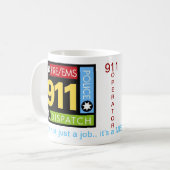 Betreiber 911 kaffeetasse (Vorderseite Links)