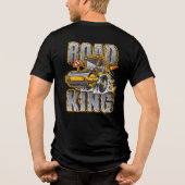 Betreiber eines Druckers für den Bau von Funny Roa Tri-Blend Shirt (Rückseite)
