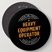 Betreiber schwerer Geräte Button (Vorne & Hinten)