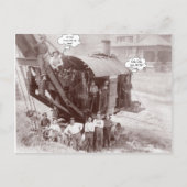 Betreiber von Kranen für Frühbaugeräte in Crew Postkarte (Vorderseite)