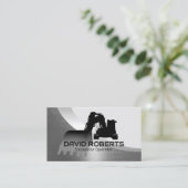 Betreiber von Pflanze für den Bau von Baggern Visitenkarte (Stehend Vorderseite)