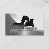 Betreiber von Pflanze für den Bau von Baggern Visitenkarte (Vorderseite)
