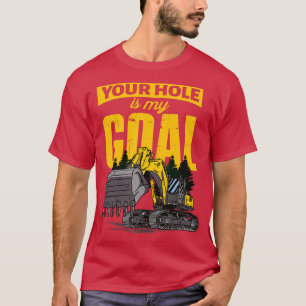Betreiber von sonnigen Baggerschweren Maschinen 13 T-Shirt