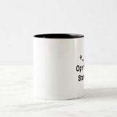 Betreiber werden von zweifarbige tasse (Mittel)