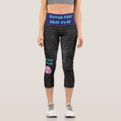BETRETE DEN GRID-LEERRAUM CAPRI LEGGINGS (Vorderseite)