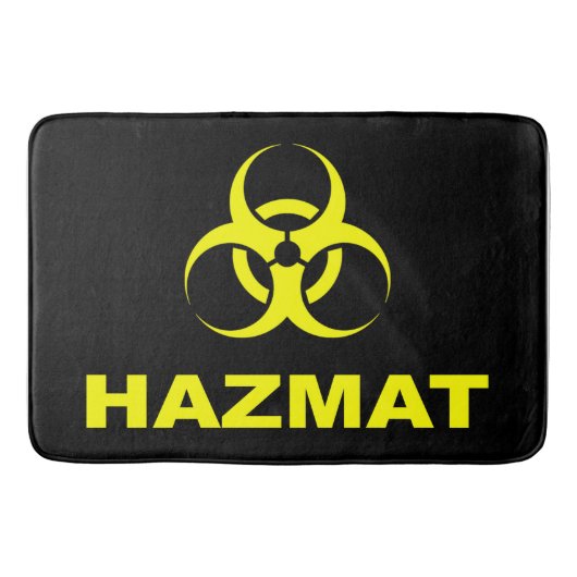 Betreten Sie auf eigene Gefahr - Hazmat Badematte (Vorderseite)