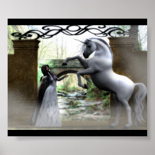 Betreten Sie das Reich des Einhorns Poster (Vorne)