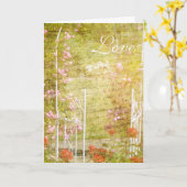 Betreten Sie den Garten Karte (Gelbe Blume)