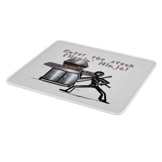 Betreten Sie den Steak Flippin' Ninja Schneidebrett (Ecke)