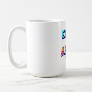 Betreten Sie die Arena. Kaffeetasse