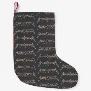 Betreten Sie Schneemann Weihnachten Rocker Winter  Kleiner Weihnachtsstrumpf