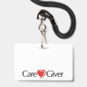 Betreuer Ausweis (Vorderseite mit Schlüsselband)