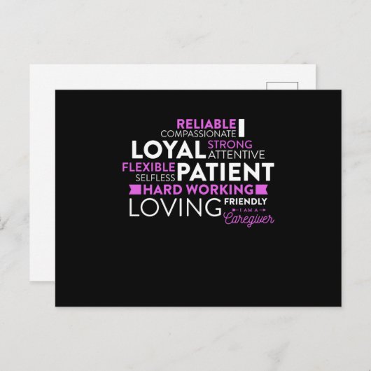 Betreuer Design Ich bin ein Betreuer Postkarte (Vorne/Hinten)