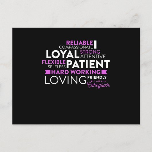 Betreuer Design Ich bin ein Betreuer Postkarte (Vorderseite)