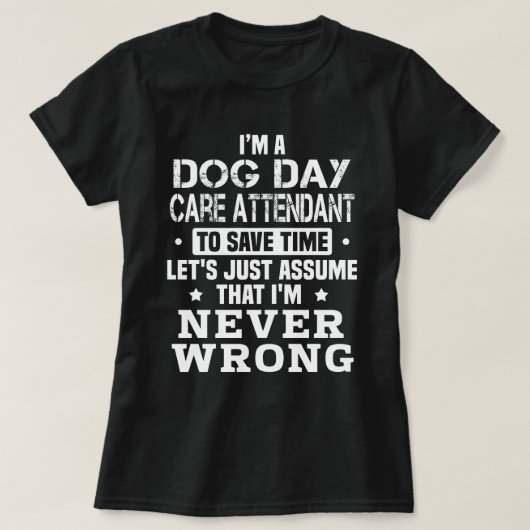 Betreuer für Hunde T-Shirt (Design vorne)