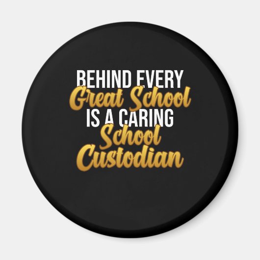 Betreuer-SchulleiterIn Janitor Appreciati Magnet (Vorne)